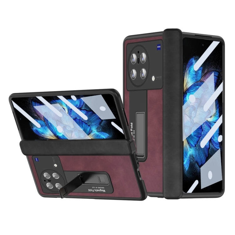 Napa Texture All-inclusive Phone Case, For vivo X Fold, For Huawei Mate X2 5G, For Samsung Galaxy Z Fold2 5G, For Xiaomi Mix Fold 2