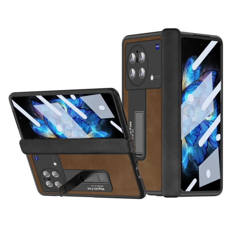 Napa Texture All-inclusive Phone Case, For vivo X Fold, For Huawei Mate X2 5G, For Samsung Galaxy Z Fold2 5G, For Xiaomi Mix Fold 2