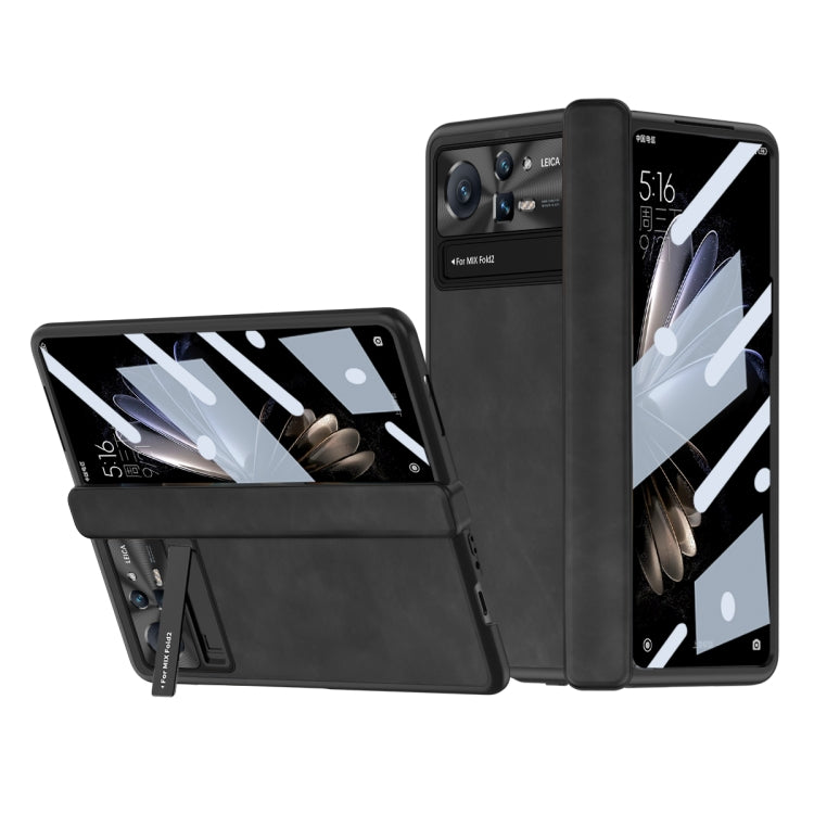 Napa Texture All-inclusive Phone Case, For Samsung Galaxy Z Fold2 5G, For Xiaomi Mix Fold 2