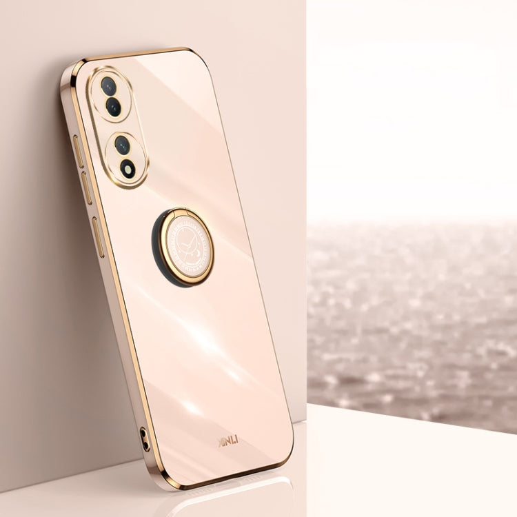 XINLI Straight Edge 6D Electroplate TPU Phone Case with Ring Holder, For OnePlus 11, For OnePlus Ace 2, For Realme GT Neo 5, For OPPO Reno8 T 5G, For vivo Y100, For Samsung Galaxy A24 4G