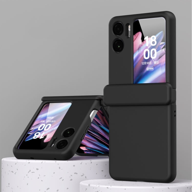 Macaron Magnetic Hinge Three-piece Phone Case with Protective Film, For OPPO Find N2 Flip
