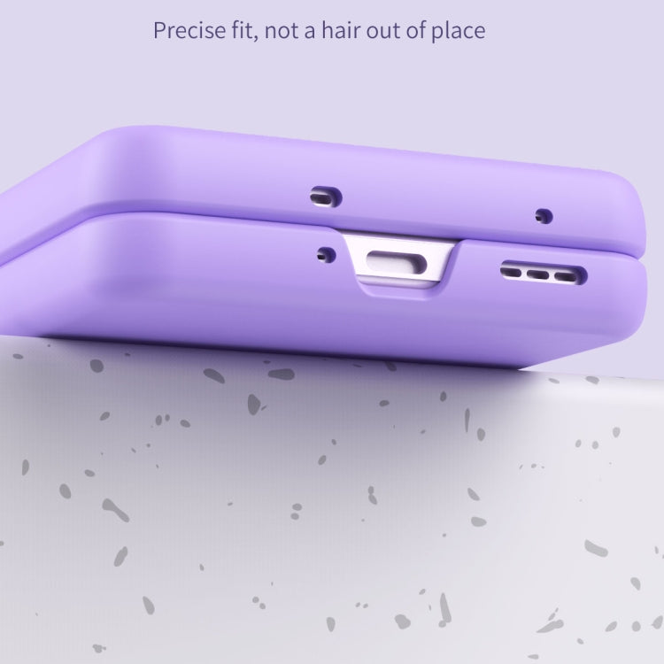 Macaron Magnetic Hinge Three-piece Phone Case with Protective Film, For OPPO Find N2 Flip