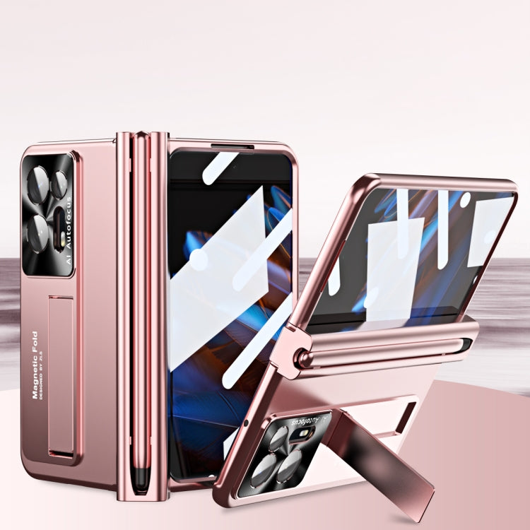 Integrated Metal Hinge All-inclusive Phone Case with Pen Slot, For OPPO Find N2