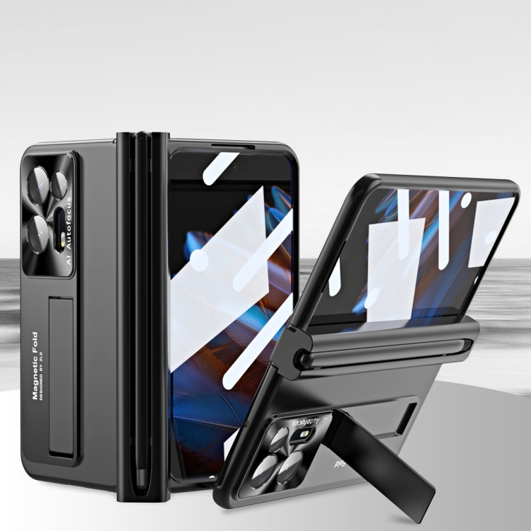 Integrated Metal Hinge All-inclusive Phone Case with Pen Slot, For OPPO Find N2