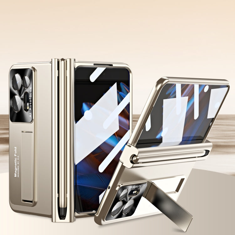 Integrated Metal Hinge All-inclusive Phone Case with Pen Slot, For OPPO Find N2