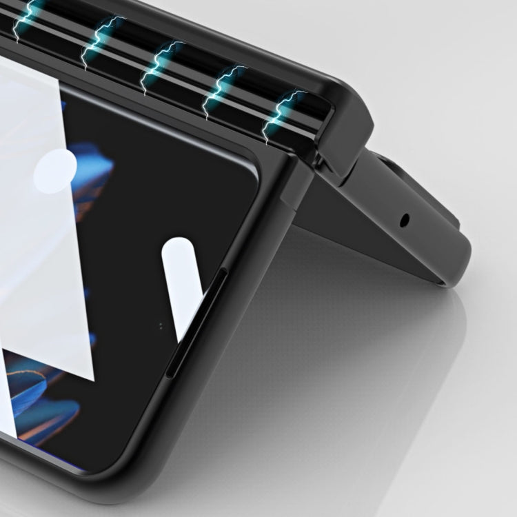 Integrated Metal Hinge All-inclusive Phone Case with Pen Slot, For OPPO Find N2