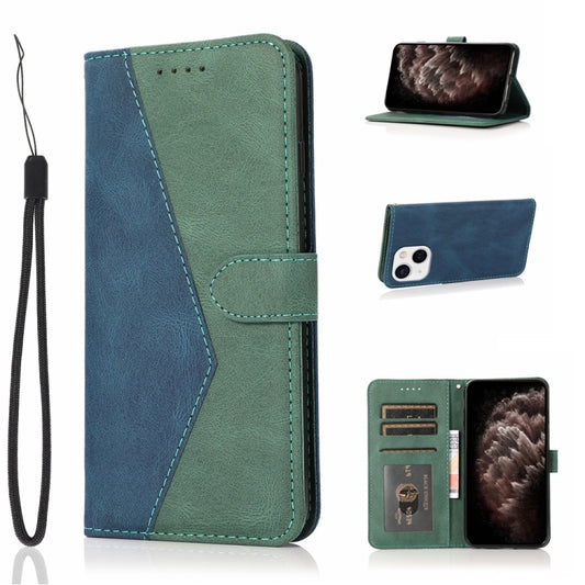Dual-color Stitching Leather Phone Case, For iPhone 13 mini, For iPhone 13, For iPhone 13 Pro, For iPhone 13 Pro Max, For iPhone 12 mini, For iPhone 12 / 12 Pro, For iPhone 12 Pro Max, For iPhone 11, For iPhone 11 Pro