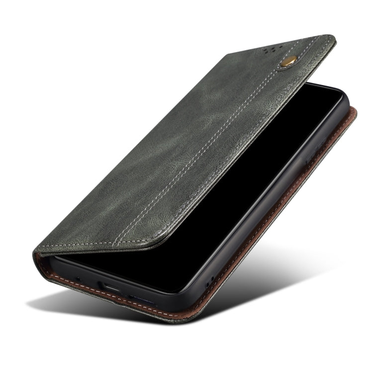 Oil Wax Crazy Horse Texture Leather Phone Case, For Samsung Galaxy M14