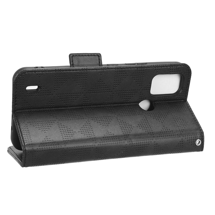 Symmetrical Triangle Leather Phone Case, For Nokia C21 Plus, For Nokia C21, For Nokia C100, For Nokia C200, For Nokia G60 5G, For Nokia C31, For Nokia G21 / G11, For Nokia X30 5G