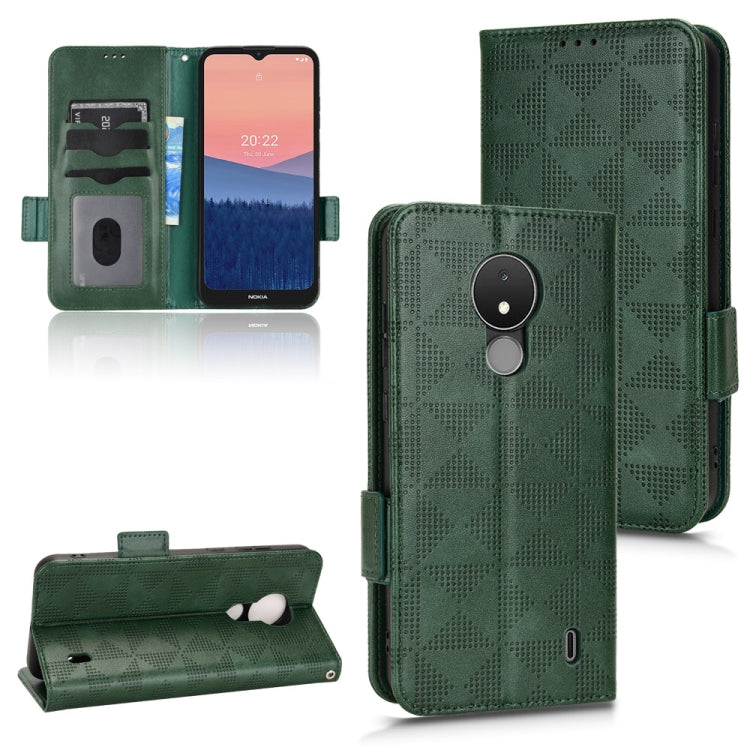 Symmetrical Triangle Leather Phone Case, For Nokia C21 Plus, For Nokia C21, For Nokia C100, For Nokia C200, For Nokia G60 5G, For Nokia C31, For Nokia G21 / G11, For Nokia X30 5G
