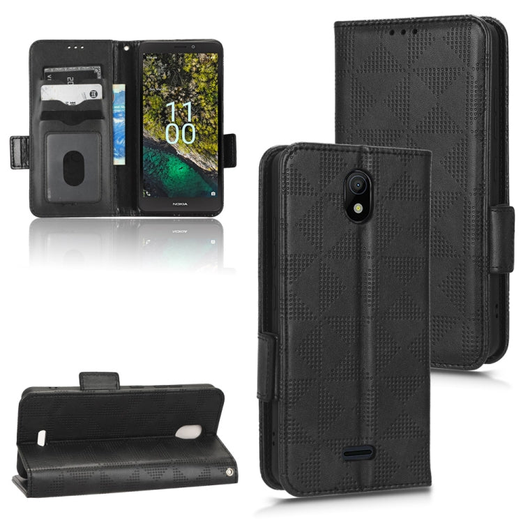 Symmetrical Triangle Leather Phone Case, For Nokia C21 Plus, For Nokia C21, For Nokia C100, For Nokia C200, For Nokia G60 5G, For Nokia C31, For Nokia G21 / G11, For Nokia X30 5G