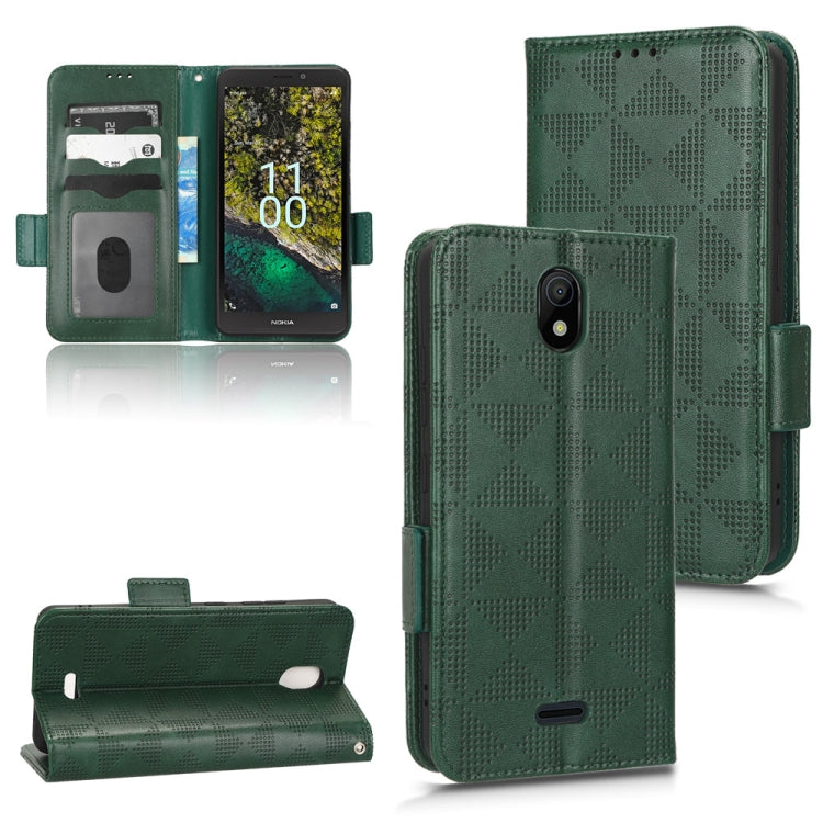 Symmetrical Triangle Leather Phone Case, For Nokia C21 Plus, For Nokia C21, For Nokia C100, For Nokia C200, For Nokia G60 5G, For Nokia C31, For Nokia G21 / G11, For Nokia X30 5G