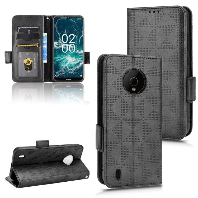 Symmetrical Triangle Leather Phone Case, For Nokia C21 Plus, For Nokia C21, For Nokia C100, For Nokia C200, For Nokia G60 5G, For Nokia C31, For Nokia G21 / G11, For Nokia X30 5G