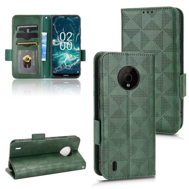 Symmetrical Triangle Leather Phone Case, For Nokia C21 Plus, For Nokia C21, For Nokia C100, For Nokia C200, For Nokia G60 5G, For Nokia C31, For Nokia G21 / G11, For Nokia X30 5G