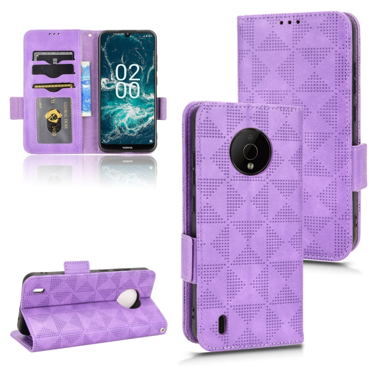 Symmetrical Triangle Leather Phone Case, For Nokia C21 Plus, For Nokia C21, For Nokia C100, For Nokia C200, For Nokia G60 5G, For Nokia C31, For Nokia G21 / G11, For Nokia X30 5G
