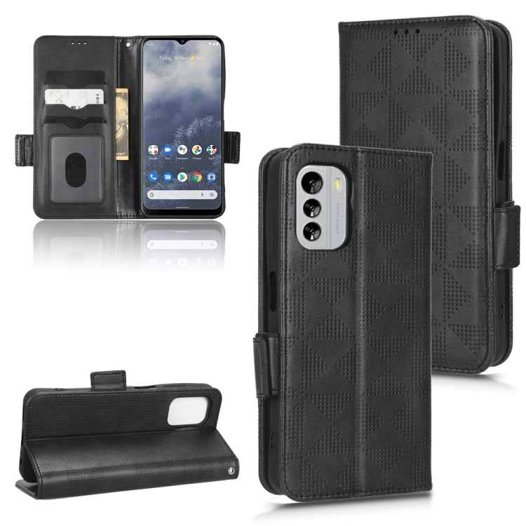 Symmetrical Triangle Leather Phone Case, For Nokia C21 Plus, For Nokia C21, For Nokia C100, For Nokia C200, For Nokia G60 5G, For Nokia C31, For Nokia G21 / G11, For Nokia X30 5G