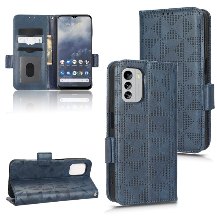 Symmetrical Triangle Leather Phone Case, For Nokia C21 Plus, For Nokia C21, For Nokia C100, For Nokia C200, For Nokia G60 5G, For Nokia C31, For Nokia G21 / G11, For Nokia X30 5G