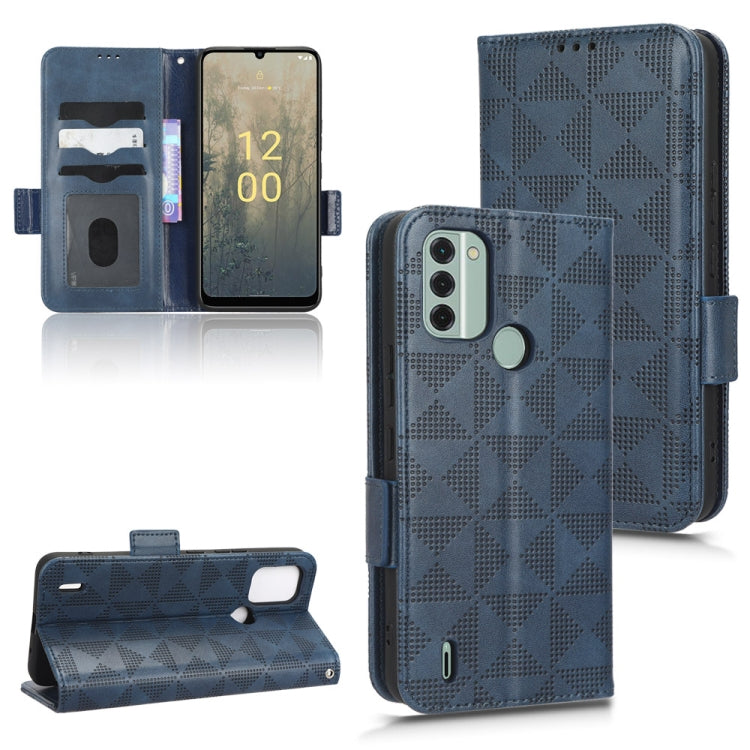 Symmetrical Triangle Leather Phone Case, For Nokia C21 Plus, For Nokia C21, For Nokia C100, For Nokia C200, For Nokia G60 5G, For Nokia C31, For Nokia G21 / G11, For Nokia X30 5G
