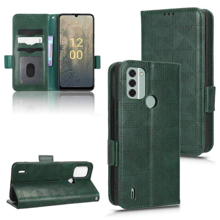 Symmetrical Triangle Leather Phone Case, For Nokia C21 Plus, For Nokia C21, For Nokia C100, For Nokia C200, For Nokia G60 5G, For Nokia C31, For Nokia G21 / G11, For Nokia X30 5G