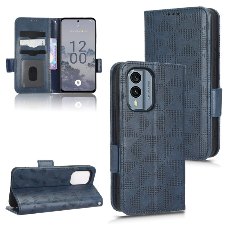Symmetrical Triangle Leather Phone Case, For Nokia C21 Plus, For Nokia C21, For Nokia C100, For Nokia C200, For Nokia G60 5G, For Nokia C31, For Nokia G21 / G11, For Nokia X30 5G