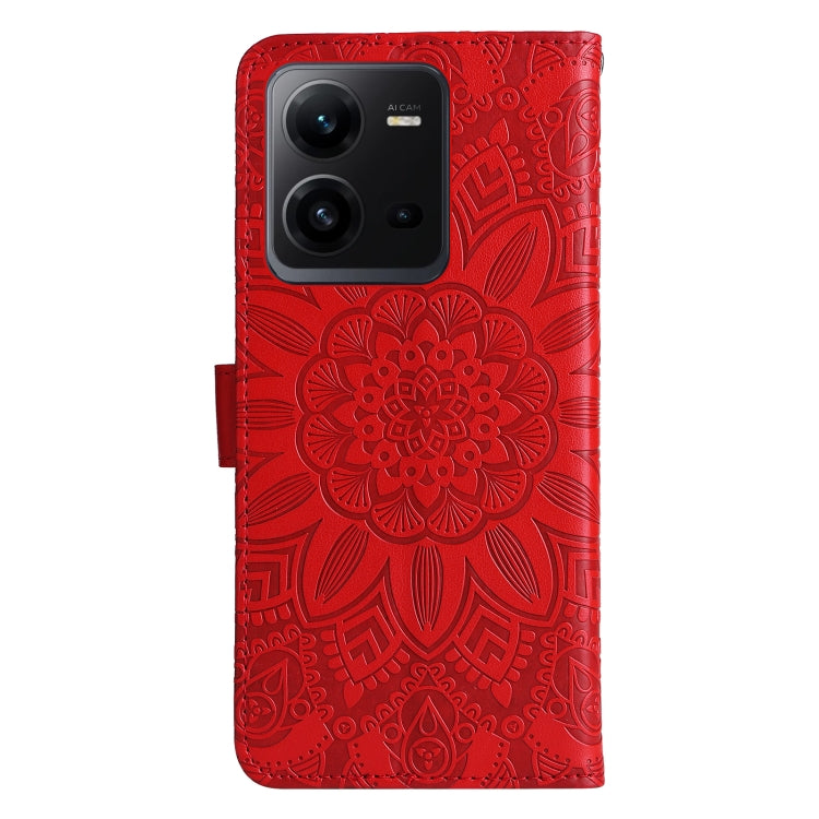 Embossed Sunflower Leather Phone Case, For vivo V25 5G/V25e 4G, For vivo Y02 4G, For Xiaomi Redmi K60/K60 Pro, For Xiaomi Redmi 11A 4G/12C