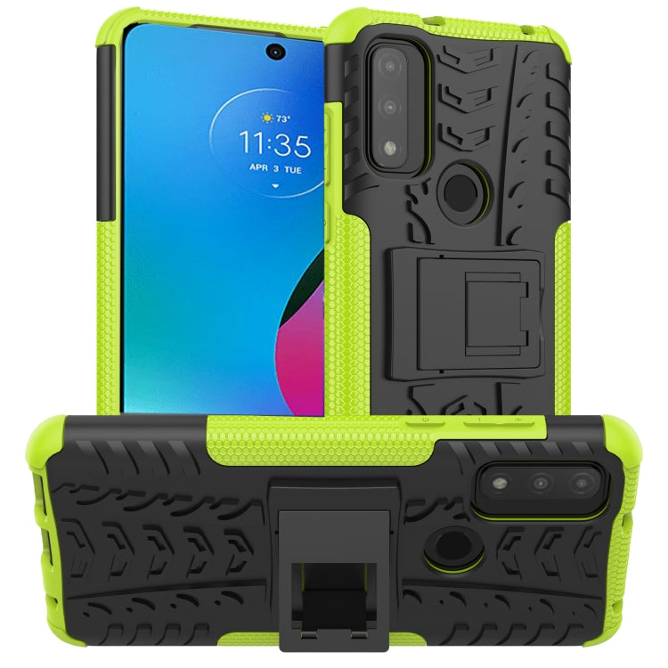 Tire Texture TPU + PC Phone Case with Holder, For Motorola Moto G Play 2023/G Pure/G Power 2022, For Xiaomi Redmi Note 12 Pro 5G, For Xiaomi Redmi Note 12 Pro+ 5G