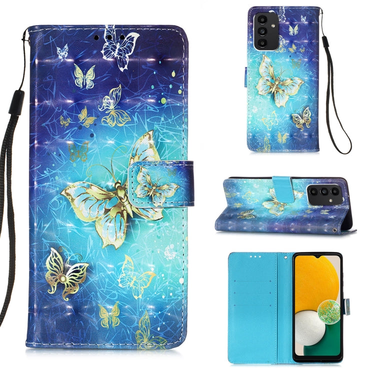 3D Painting Horizontal Flip Leather Phone Case, For Samsung Galaxy A34 5G, For Samsung Galaxy A54 5G