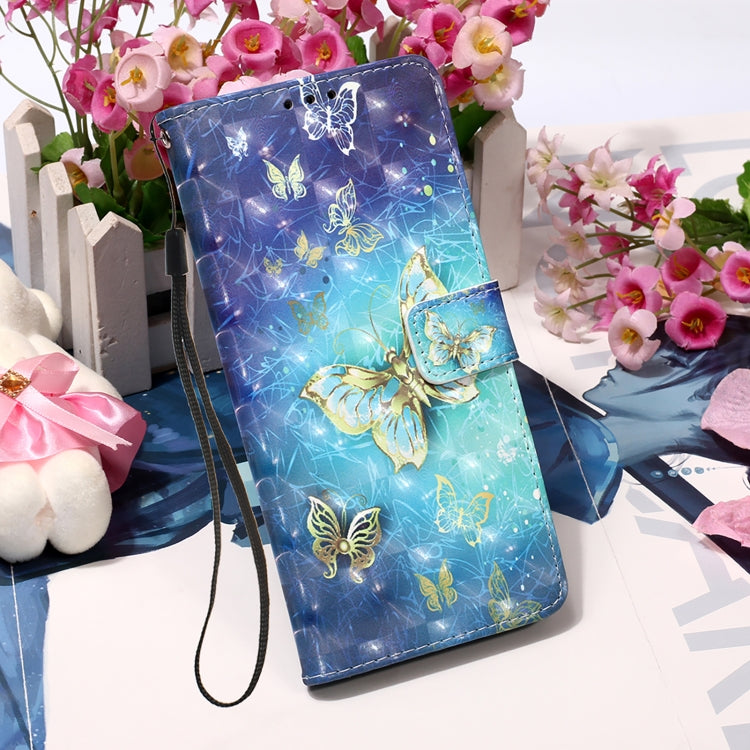 3D Painting Horizontal Flip Leather Phone Case, For Samsung Galaxy A34 5G, For Samsung Galaxy A54 5G