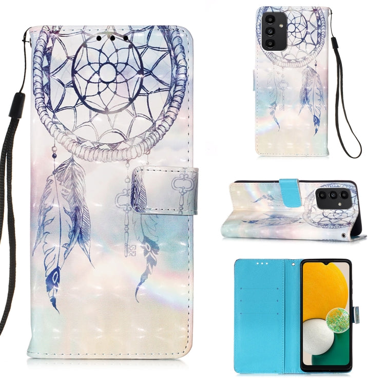 3D Painting Horizontal Flip Leather Phone Case, For Samsung Galaxy A34 5G, For Samsung Galaxy A54 5G