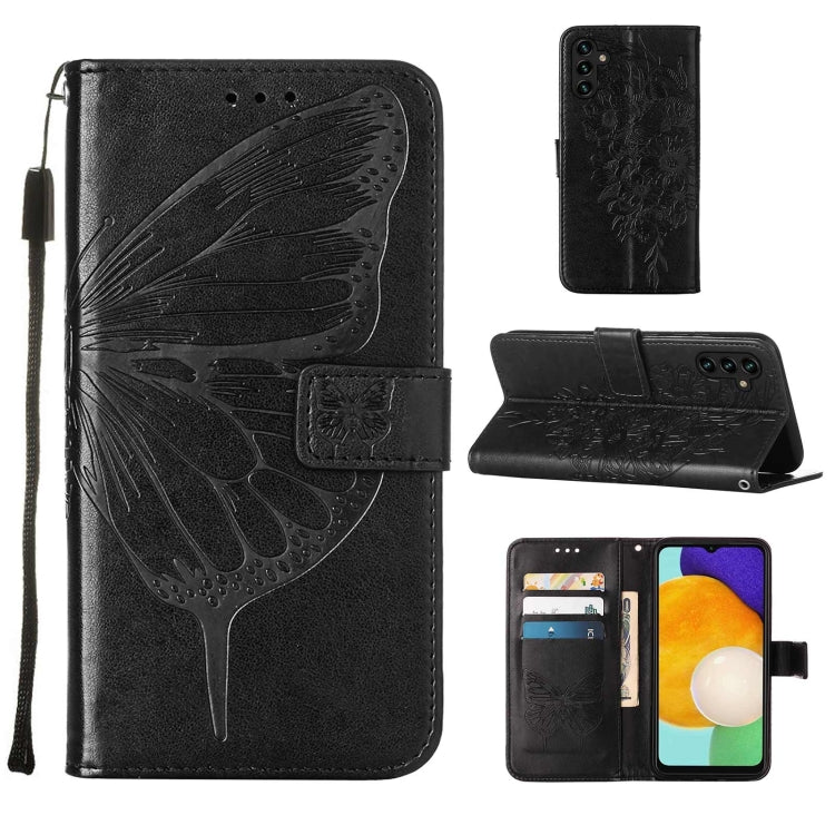 Embossed Butterfly Leather Phone Case, For Samsung Galaxy A34 5G, For Samsung Galaxy A54 5G