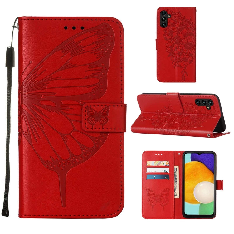 Embossed Butterfly Leather Phone Case, For Samsung Galaxy A34 5G, For Samsung Galaxy A54 5G