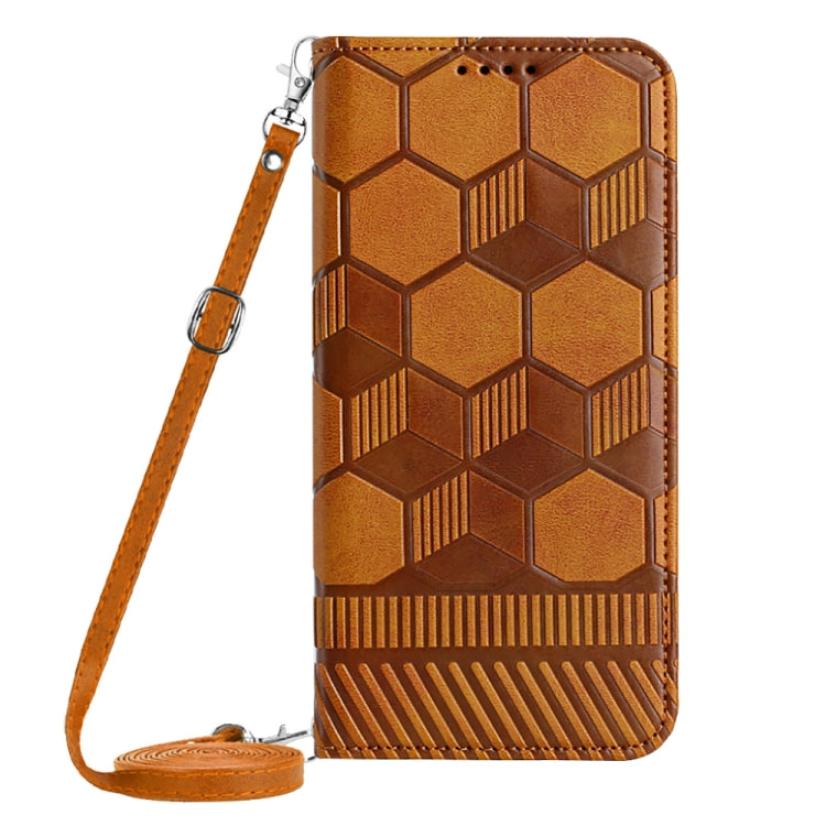 Crossbody Football Texture Magnetic PU Phone Case, For Samsung Galaxy A34 5G, For Samsung Galaxy A54 5G