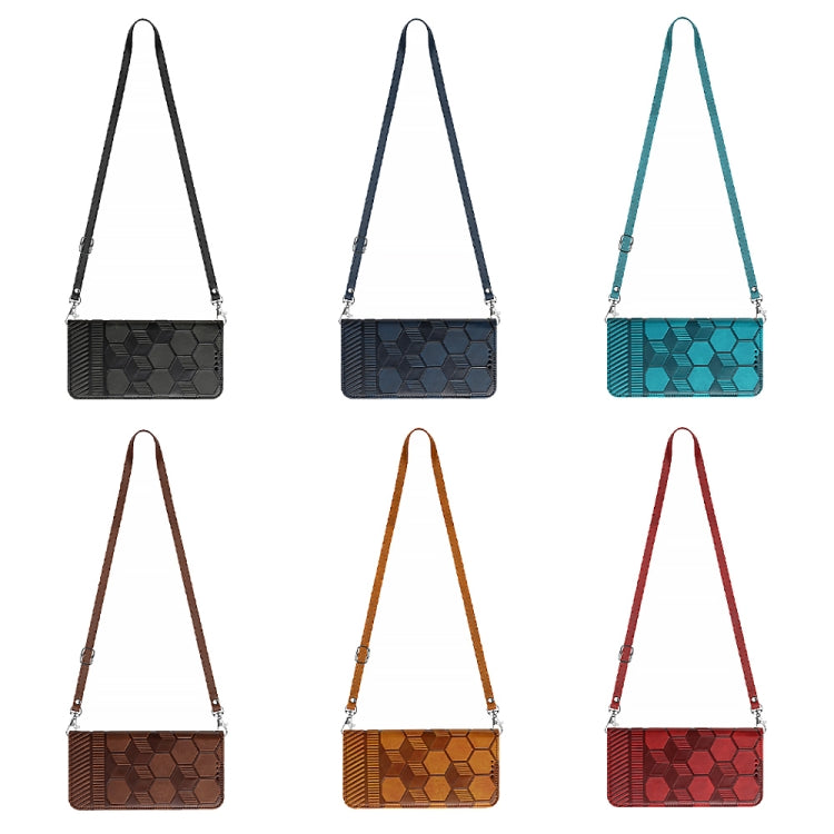 Crossbody Football Texture Magnetic PU Phone Case, For Samsung Galaxy A34 5G, For Samsung Galaxy A54 5G