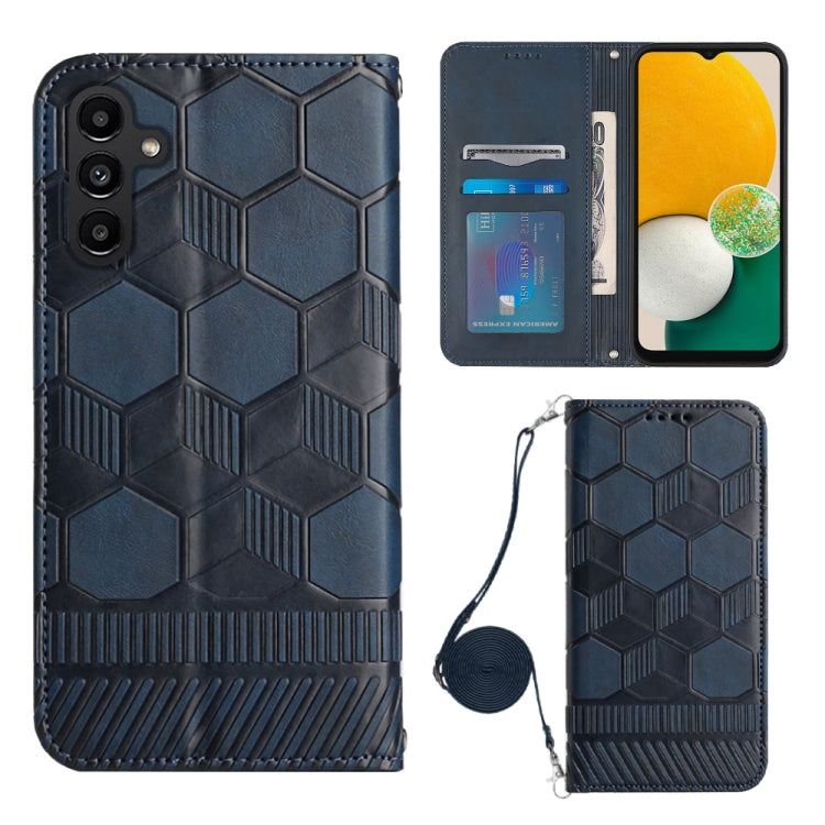 Crossbody Football Texture Magnetic PU Phone Case, For Samsung Galaxy A34 5G, For Samsung Galaxy A54 5G