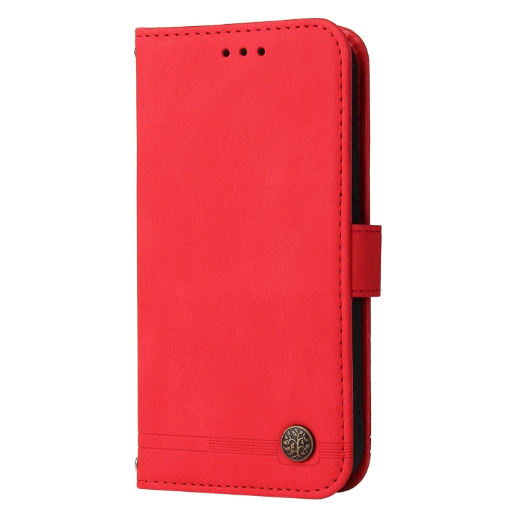 Skin Feel Life Tree Metal Button Leather Phone Case, For vivo V25 5G/V25e 4G, For vivo Y02 4G, For Xiaomi Redmi K60/K60 Pro, For Xiaomi Redmi 11A 4G/12C