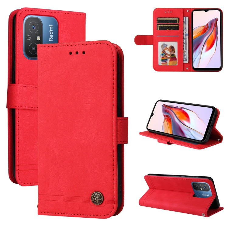 Skin Feel Life Tree Metal Button Leather Phone Case, For vivo V25 5G/V25e 4G, For vivo Y02 4G, For Xiaomi Redmi K60/K60 Pro, For Xiaomi Redmi 11A 4G/12C