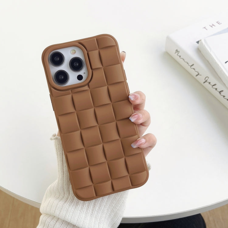 3D Cube Weave Texture Skin Feel Phone Case, For iPhone 14 Pro Max, For iPhone 14 Pro, For iPhone 14