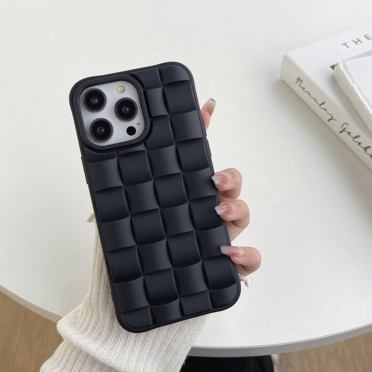 3D Cube Weave Texture Skin Feel Phone Case, For iPhone 14 Pro Max, For iPhone 14 Pro, For iPhone 14