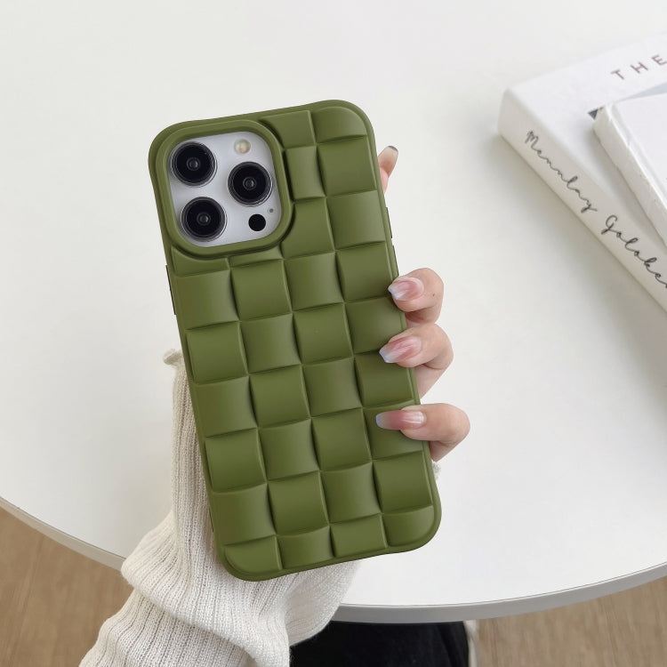 3D Cube Weave Texture Skin Feel Phone Case, For iPhone 13, For iPhone 12 Pro Max, For iPhone 12 Pro
