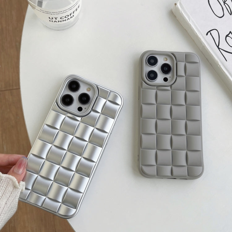 3D Cube Weave Texture Skin Feel Phone Case, For iPhone 13, For iPhone 12 Pro Max, For iPhone 12 Pro