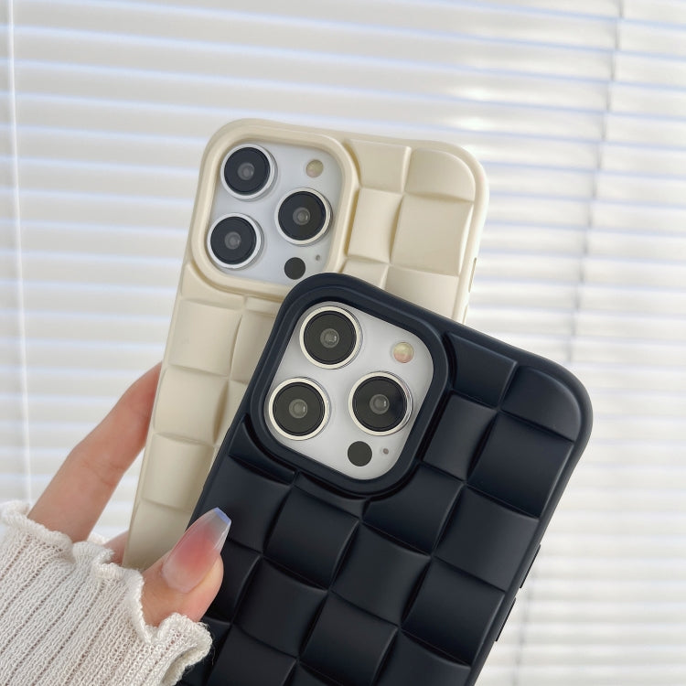 3D Cube Weave Texture Skin Feel Phone Case, For iPhone 13, For iPhone 12 Pro Max, For iPhone 12 Pro