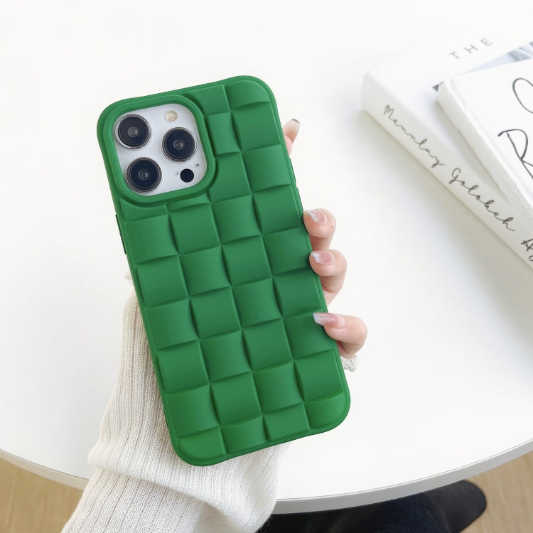 3D Cube Weave Texture Skin Feel Phone Case, For iPhone 13, For iPhone 12 Pro Max, For iPhone 12 Pro