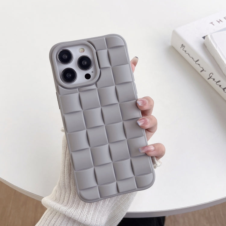 3D Cube Weave Texture Skin Feel Phone Case, For iPhone 12, For iPhone 11 Pro Max, For iPhone 11