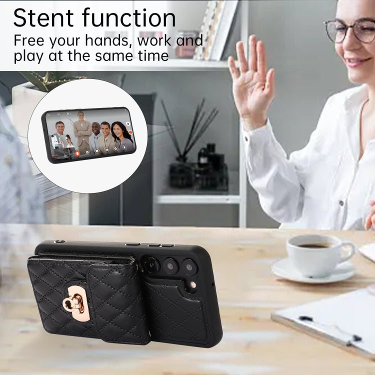 Card Slot Leather Phone Case with Short Lanyard, For Samsung Galaxy S23 5G, For Samsung Galaxy S23+ 5G, For Samsung Galaxy S23 Ultra 5G, For Samsung Galaxy S22 5G, For Samsung Galaxy S22+ 5G, For Samsung Galaxy S22 Ultra 5G, For Samsung Galaxy S21 5G  ...