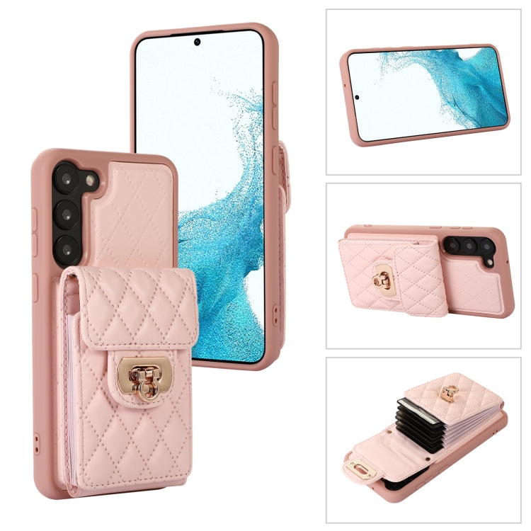 Card Slot Leather Phone Case with Short Lanyard, For Samsung Galaxy S23 5G, For Samsung Galaxy S23+ 5G, For Samsung Galaxy S23 Ultra 5G, For Samsung Galaxy S22 5G, For Samsung Galaxy S22+ 5G, For Samsung Galaxy S22 Ultra 5G, For Samsung Galaxy S21 5G  ...