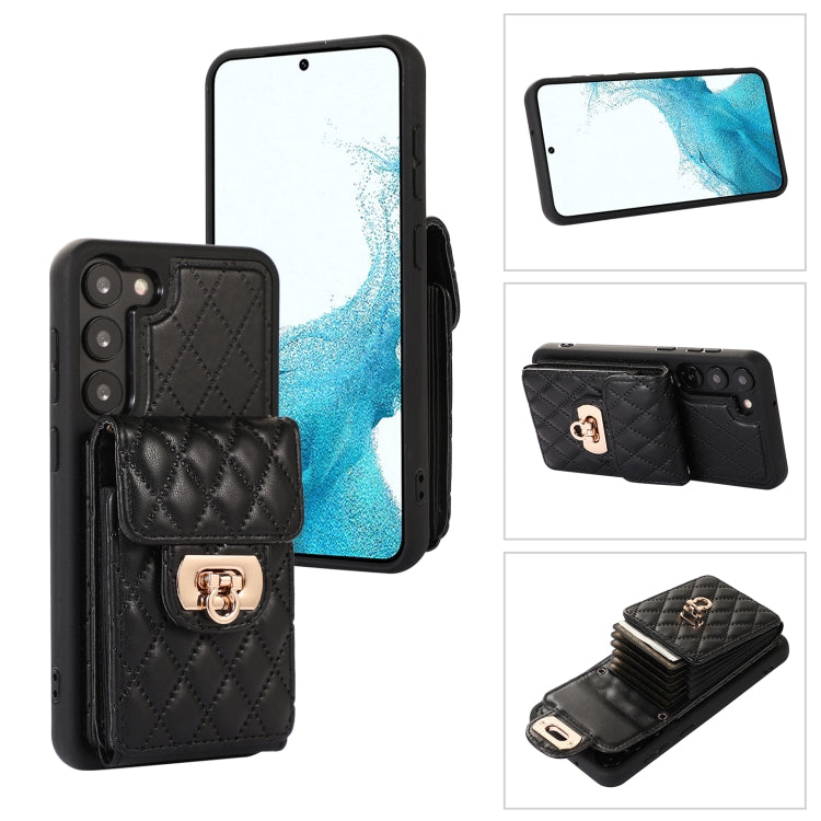 Card Slot Leather Phone Case with Short Lanyard, For Samsung Galaxy S23 5G, For Samsung Galaxy S23+ 5G, For Samsung Galaxy S23 Ultra 5G, For Samsung Galaxy S22 5G, For Samsung Galaxy S22+ 5G, For Samsung Galaxy S22 Ultra 5G, For Samsung Galaxy S21 5G  ...
