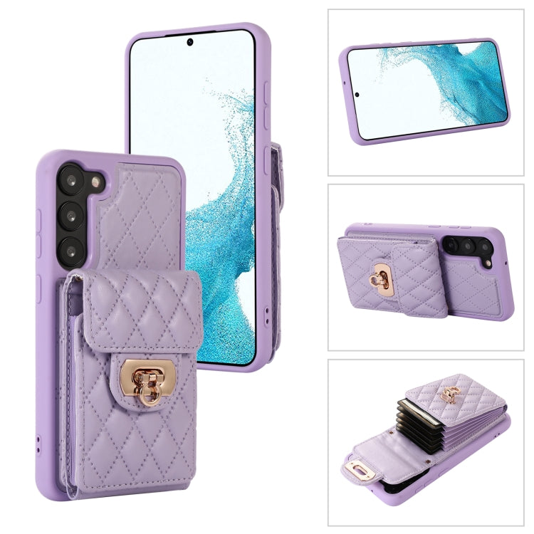 Card Slot Leather Phone Case with Short Lanyard, For Samsung Galaxy S23 5G, For Samsung Galaxy S23+ 5G, For Samsung Galaxy S23 Ultra 5G, For Samsung Galaxy S22 5G, For Samsung Galaxy S22+ 5G, For Samsung Galaxy S22 Ultra 5G, For Samsung Galaxy S21 5G  ...