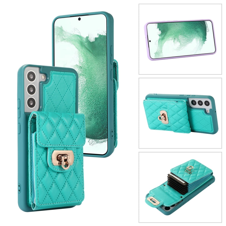 Card Slot Leather Phone Case with Short Lanyard, For Samsung Galaxy S23 5G, For Samsung Galaxy S23+ 5G, For Samsung Galaxy S23 Ultra 5G, For Samsung Galaxy S22 5G, For Samsung Galaxy S22+ 5G, For Samsung Galaxy S22 Ultra 5G, For Samsung Galaxy S21 5G  ...