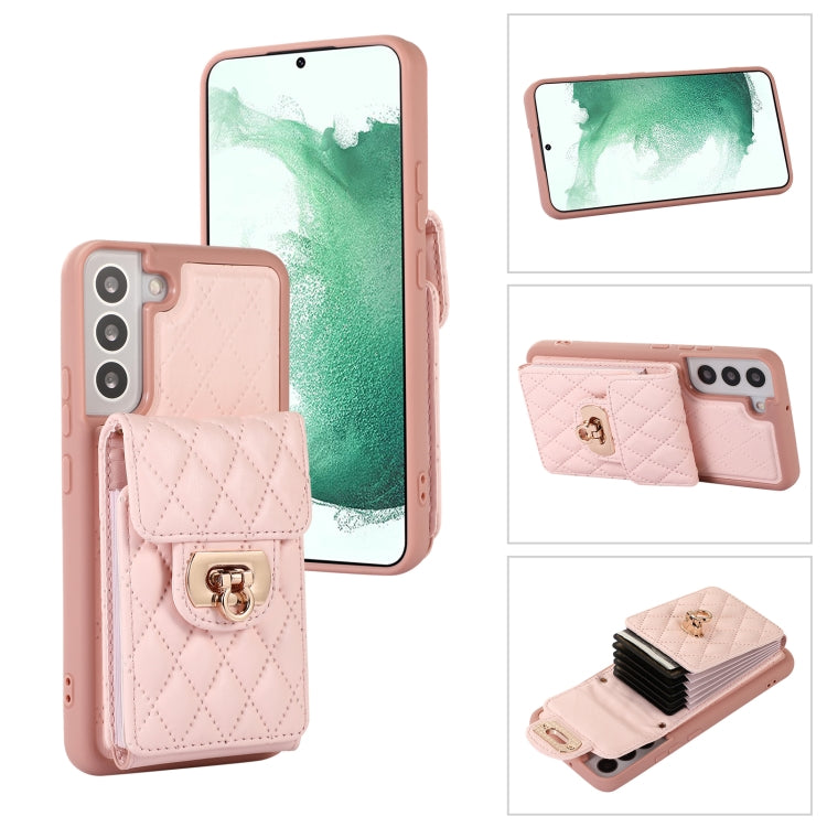 Card Slot Leather Phone Case with Short Lanyard, For Samsung Galaxy S23 5G, For Samsung Galaxy S23+ 5G, For Samsung Galaxy S23 Ultra 5G, For Samsung Galaxy S22 5G, For Samsung Galaxy S22+ 5G, For Samsung Galaxy S22 Ultra 5G, For Samsung Galaxy S21 5G  ...