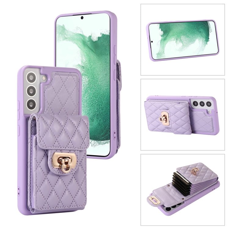 Card Slot Leather Phone Case with Short Lanyard, For Samsung Galaxy S23 5G, For Samsung Galaxy S23+ 5G, For Samsung Galaxy S23 Ultra 5G, For Samsung Galaxy S22 5G, For Samsung Galaxy S22+ 5G, For Samsung Galaxy S22 Ultra 5G, For Samsung Galaxy S21 5G  ...